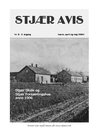 Forsiden af Stjær Sogns Borgerforenings Avis - Nr. 8, 2. Årgang