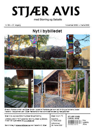 Forsiden af Stjær Avis - Nr. 69, 21. Årgang