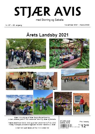 Forsiden af Stjær Avis - Nr. 67, 20. Årgang