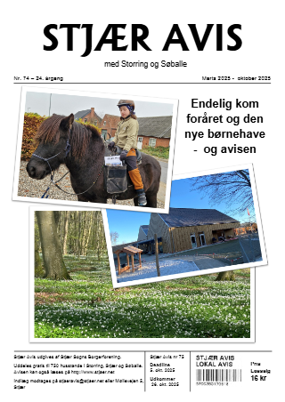Forsiden af Stjær Avis - Nr. 74, 24. Årgang