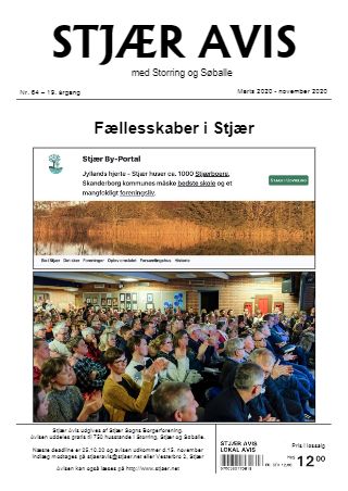 Forsiden af Stjær Avis - Nr. 64, 19. Årgang