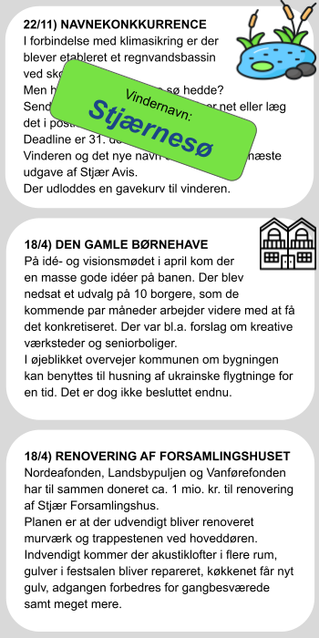Kort nyt infoskærm