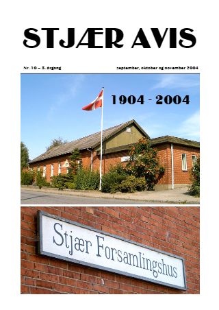 Forsiden af Stjær Sogns Borgerforenings Avis - Nr. 10, 3. Årgang